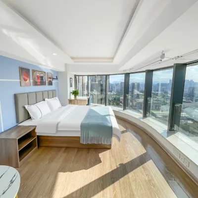 Impression MK Light Luxury Boutique Stay (Fuzhou East Second Ring Taihe Plaza Zhuyu Subway Station) Hotels near Jinjishan Park