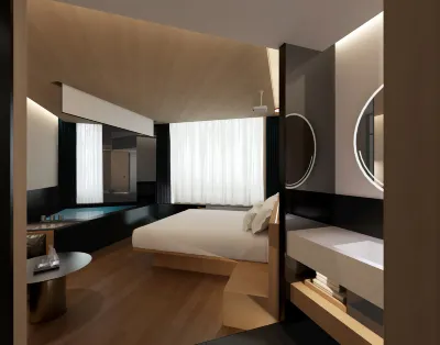 Jisuo Private Soup Design Hotel (Wuhou Fangcao Street Subway Station Branch) Hotels in West China Hospital and Sichuan Provincial Stadium Commercial Area