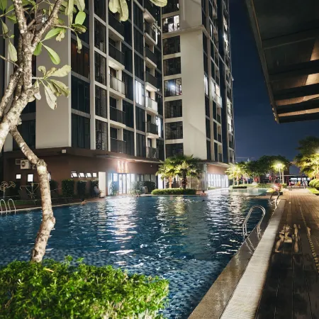 Beautiful District 7 · Matahome Residence in Ho Chi Minh City – Includes Pool and Gym Отели рядом с достопримечательностью «Мост Тан Тхуан»