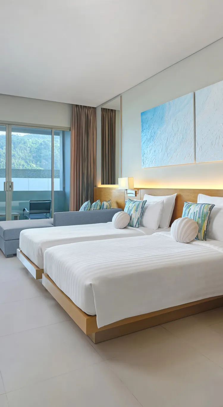 ห้องดีลักซ์ เตียงเดี่ยว 2 เตียง