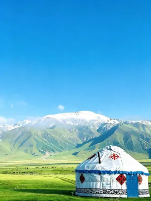 Sayram Lake Lakeside Wildview Homestay - マウンテンビュー