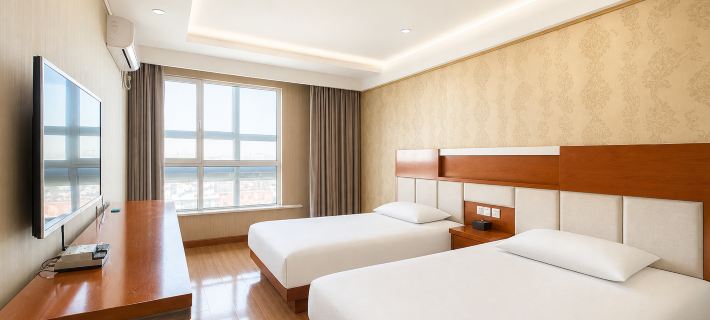 Towo Topping Hotel (Lingwu Zijinghua Square) Hotéis em Lingwu