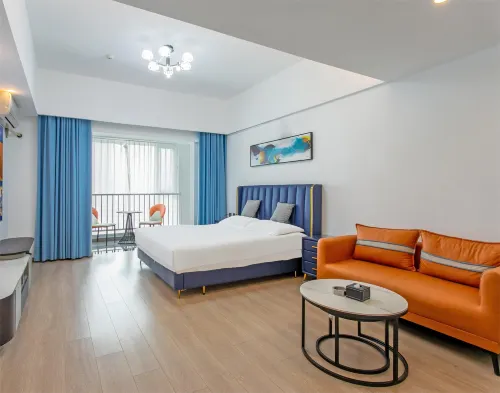 Milo Lanya Apartment (Linyi Railway Station Branch) - شرفة