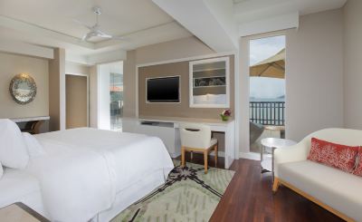 2ベッドルームスイート、オーシャンフロントビュー、2シングルベッドと1キングサイズベッド、大きなバルコニー ウェスティン ランカウイ リゾート&スパの写真