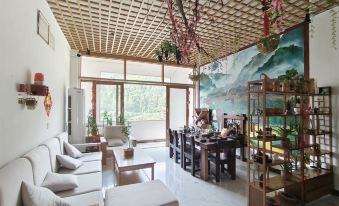 A cloud home stay in zhaoxing dong village