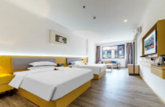 Yijia Chain Meisu (Guangzhou North Railway Station Huacheng Road Subway Station) Hotel berhampiran Huadu Gymnasium