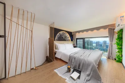 Wanlong International Apartment (Nanchang Xihu Wanda Joy City) 훙청/홍성 대시장 상업단지 호텔