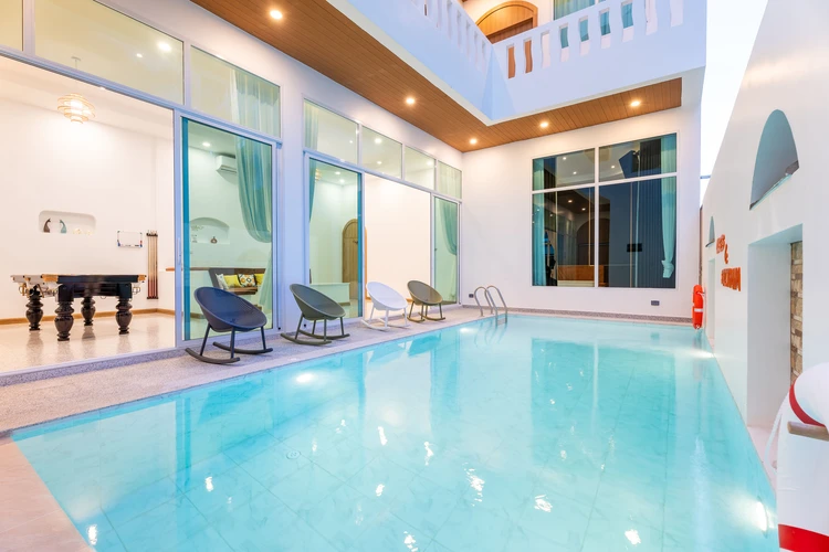 รูปภาพของวิลล่า 5 ห้องนอน 6 ห้องน้ำ พร้อม KTV และ BBQ ใกล้ถนนคนเดิน