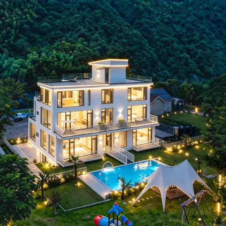 Ningguo Shuilinjian · Mountain Bamboo Sea 360° View · Luxury Wilderness Villa