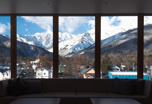 호텔 라 비뉴 하쿠바의 세련된 외관