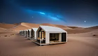 Dunhuang Sand Mountain Desert Secret Wild Luxury Desert Camping Base