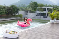 Qiyue Hot Spring Homestay - สระว่ายน้ำแบบอินฟินิตี้
