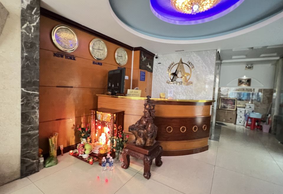 호텔 로비 또는 객실 내부