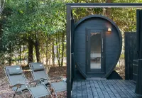 Private 130sqm modern house for rent. Enjoy your own oval sauna, BBQ, and bonfire space.