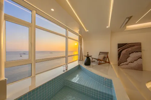 Xiehou Hαlfsea Seaview Beach Smart Homestay - อ่างจากุชชี่