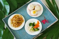 Floral · Mountain and Sea Sky Resort Villa (Wanning Shimei Bay Shenzhou Peninsula) - breakfast