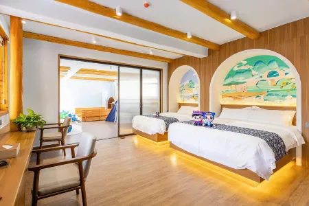 Ai Bei Wei min su (Longnan high-speed rail east station branch) Отели в г. Луннань