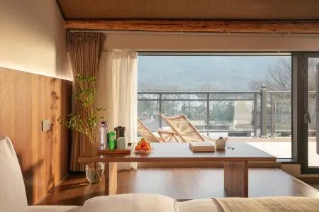 Yueqiwan·Beautiful Light and Shadow Light Luxury and Zen·Shanju Healing Courtyard "Jiuhuashan Отели рядом с достопримечательностью «Jiu Hua Shan Dayuan Buddhist Culture Park»