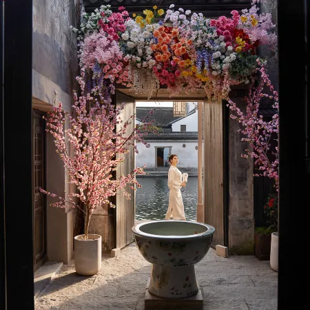 Yibaijian Designer Homestay in Nanxun.