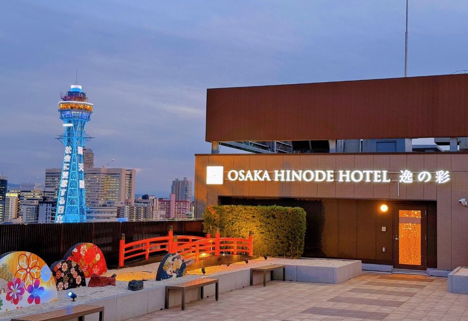핫 스프링 오사카 히노데 호텔 닛폰바시 외관 또는 온천 시설