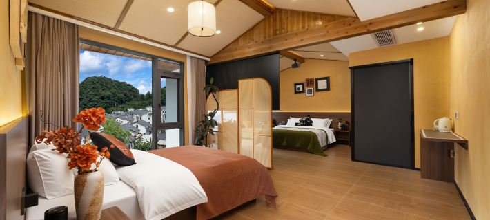 Sanqingshan Shanlang Guishu Homestay Hotéis em Dexing