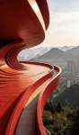 Guiyang Qianyu Design Hotel (Longdongbao International Airport Jianlongdong Subway Station) - غرفة مطلة على الجبل