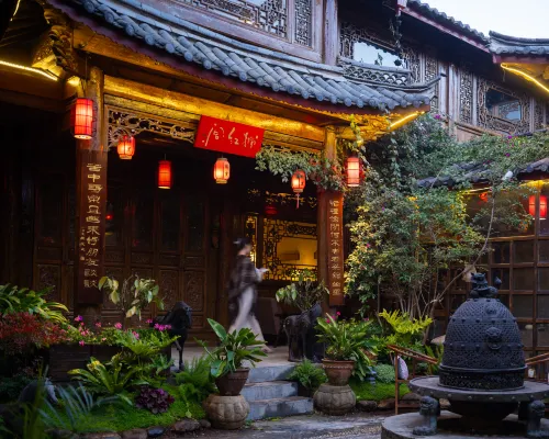Lijiang Jinli Chinese Courtyard Inn من الخارج Photos