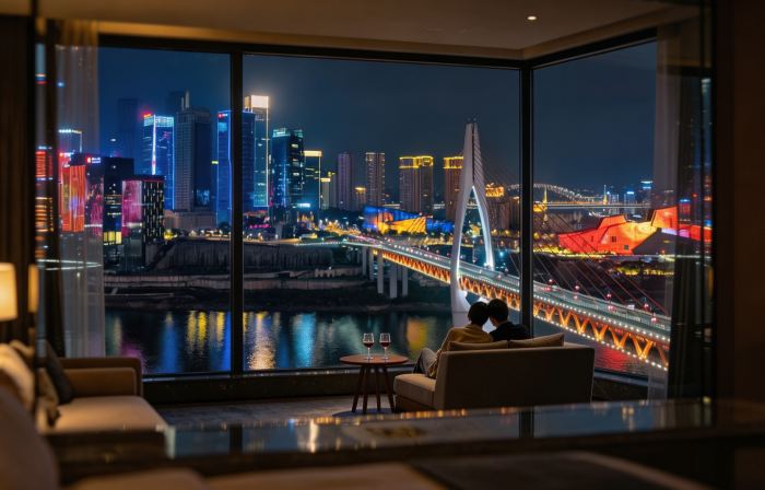 Holiday River View Hotel,Hongyadong,Jiefangbei,Chongqing