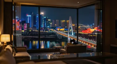 Holiday River View Hotel,Hongyadong,Jiefangbei,Chongqing فنادق في 