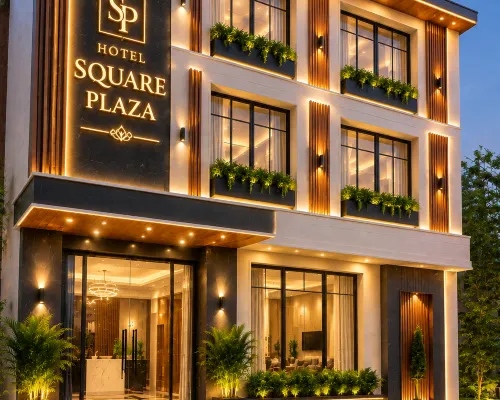 Hotel Square Plaza Hotels near JNU