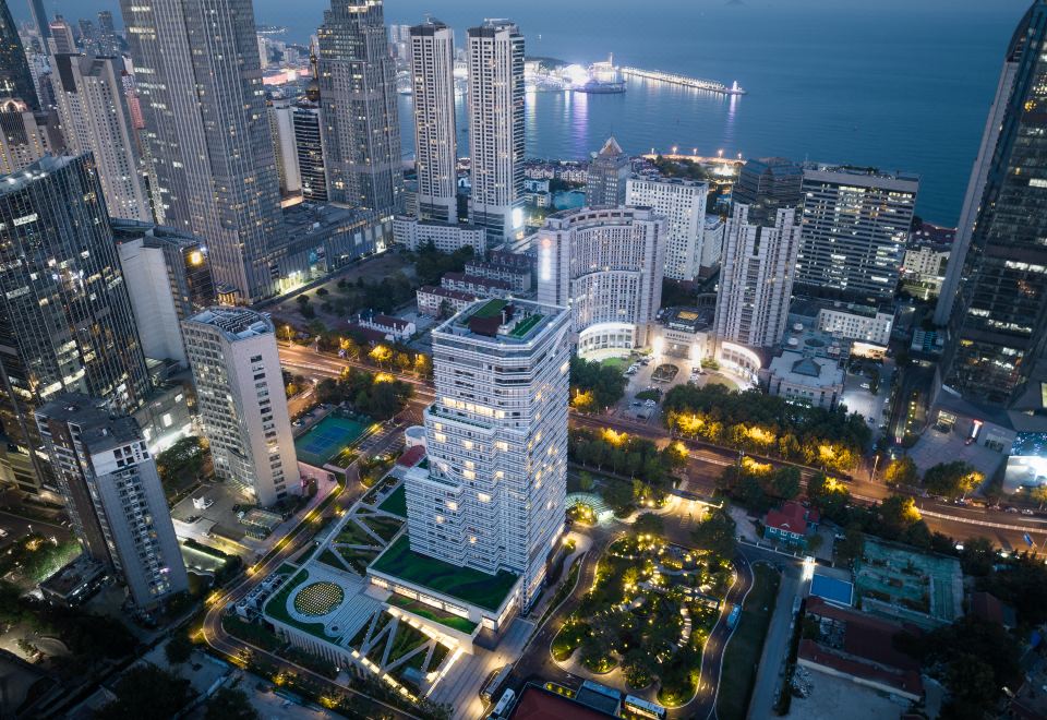 칭다오 이하이 가든 호텔 로비 모습