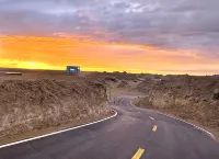 Lonely space desert glamping hotel