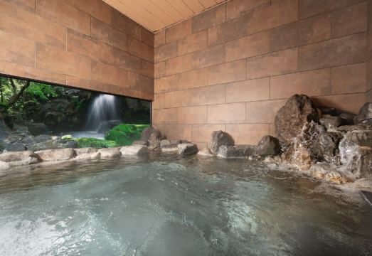 나라 로열 호텔의 고급스러운 스파 입구