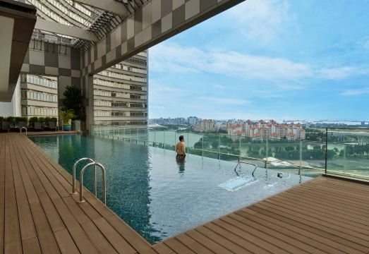 팬 퍼시픽 서비스드 스위트 거실