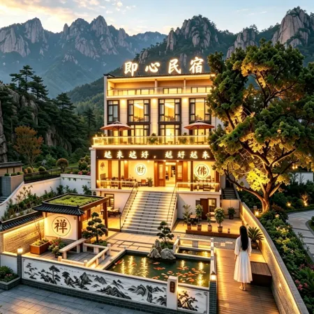Jiuhua Mountain · Yixin ksitigarbha bodhisattva 【 Private Smart Courtyard High end Hotel 】