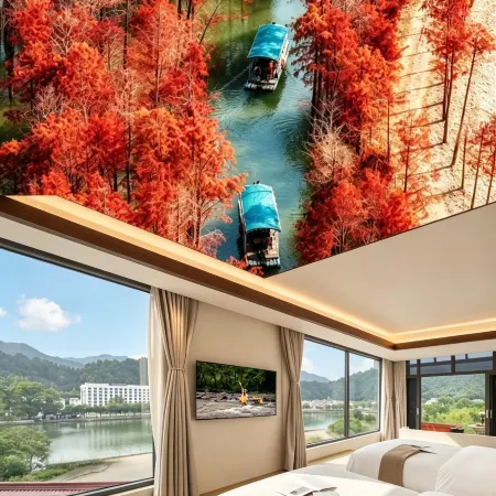 Qinxinhu Resort Bamboo Raft · Waterfall · Swimming Pool · Stream Trekking Family-friendly |