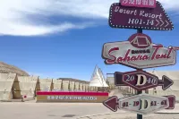 Lonely space desert glamping hotel