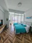 Xiaocheng Gushi Unmanned Homestay (Yixiu District Government University Town) - مطابخ