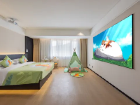 Xinchang Duogao Mijing | Design·GrandTheatre Movie Hotel (Big Buddha Temple Tanshui Kingdom) Hotéis em Condado de Xinchang