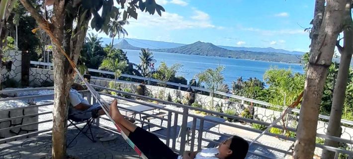 Private Pool overlooking Taal lake & mountain Hotels in Batangas