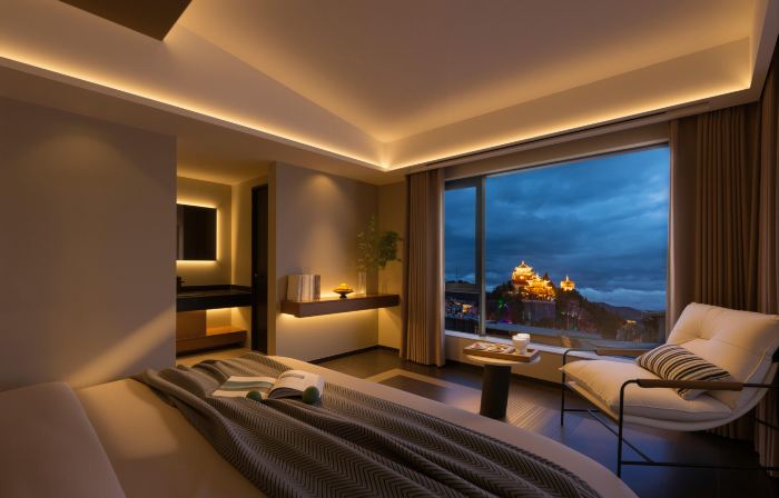 北嶼｜BEI YU·光影美學空間·富氧觀景設計藝墅（大佛寺轉經筒店）