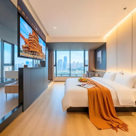 Wuyu Riverside Inn · High-altitude Terrace with River View Отели рядом с достопримечательностью «Стадион «Датяньвань»»