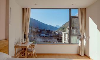 There are clouds on the trees