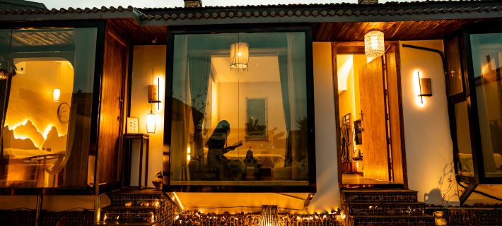 Huafeihua · Zen Aesthetics Homestay  From the street Hotels in Tekes County