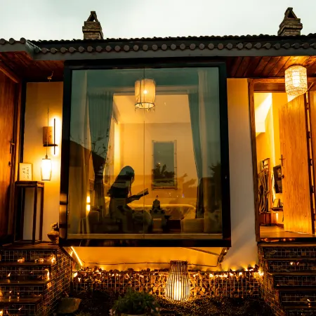 Huafeihua · Zen Aesthetics Homestay From the street