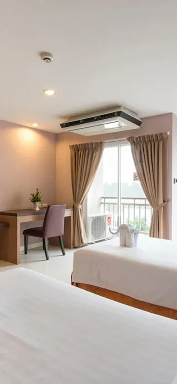 ห้องซูพีเรียร์ เตียงใหญ่ 1 เตียงหรือเตียงเดี่ยว 2 เตียง