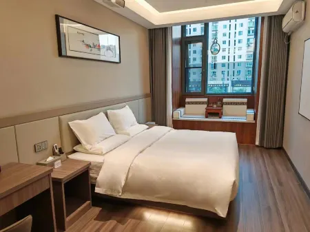 Huajing Hotel (Taiyuan South Railway Station Shanxi University Branch) Отели рядом с достопримечательностью «Jifen Bridge»