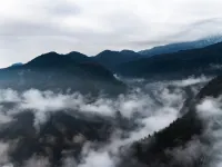 Chengdu Dayi Xiling Snow Mountain Outlets Star Joy Resort Hotel - vue sur la montagne