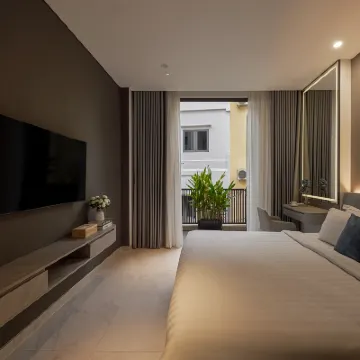 Cubicity Pho Duc Chinh 濱城市場附近的飯店