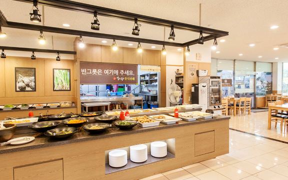 청도 온천 숙소 전경